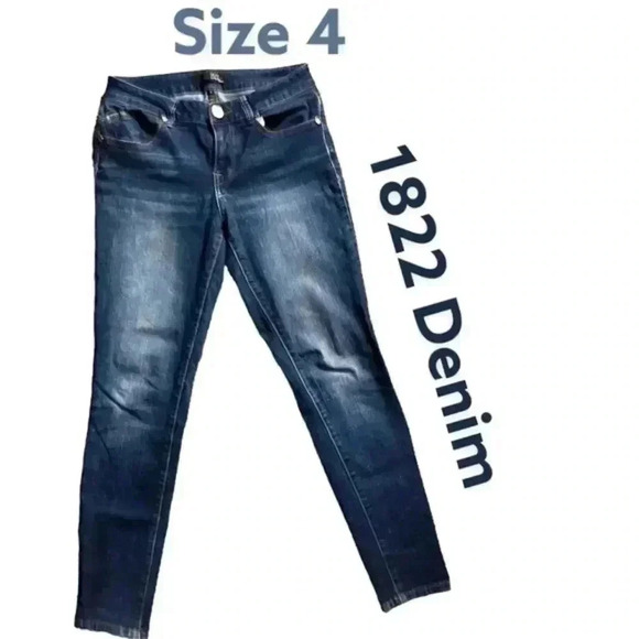 1822 DENIM Dark Wash - Picture 1 of 6